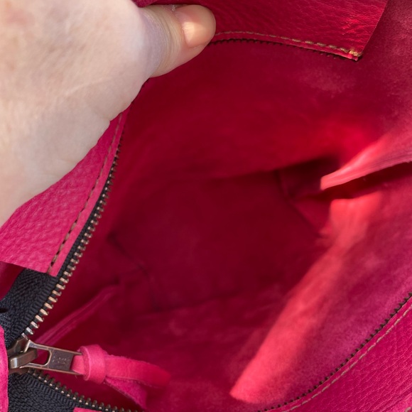 Fushia Small Slim Avery  Crossbody Bag - Picture 2 of 3